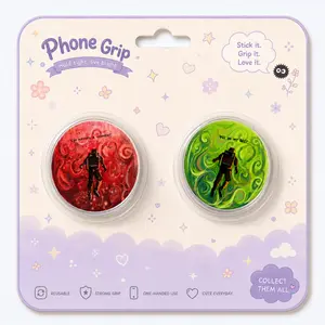 Abstract Diver Phone Grip Colorful Swirl Pop Grip Aesthetic Cell Phone Holder Motivational Phone Stand Cute Gift