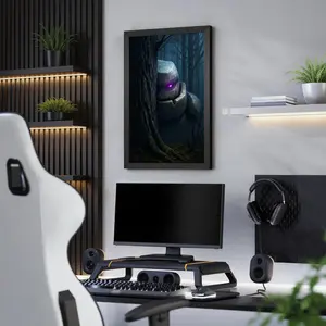 Clash Royale Poster,Golem Poster,Wall Art Canvas Print of Game Character The Sneaky Golem for Man's Cave Bedroom Living Room Decoration Gift Personalized Statement Pieces