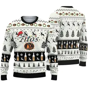 Tito s Christmas Peaceful Night Ugly Sweater - Festive Holiday Apparel