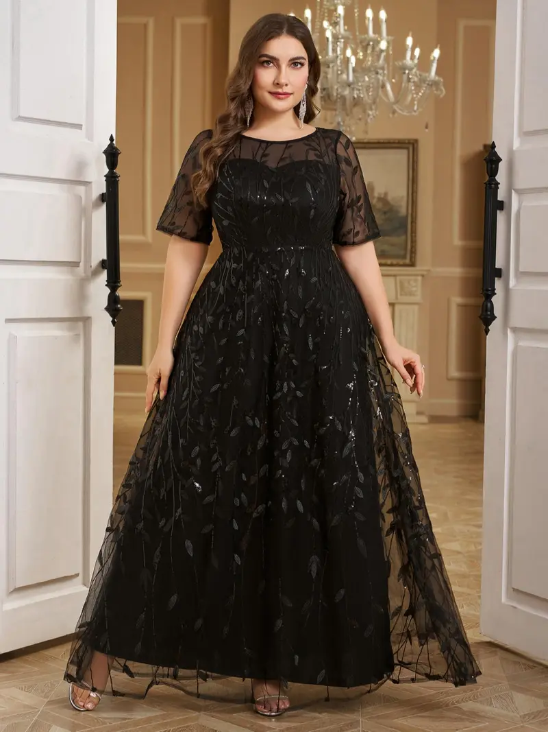 black formal dresses plus size - TikTok Shop black formal dresses plus size - TikTok Shop