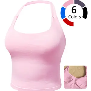 2026 new sports yoga vest full extinction super soft nylon neck fitness outdoor running yoga top Seamless Butt Leggings Set