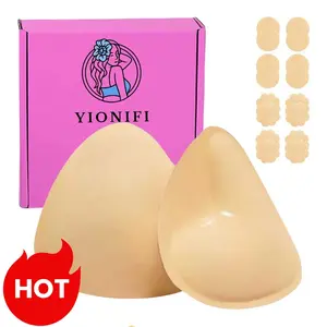 YIONIFI Sticky Inserts - Instant Lift & Boost, Washable & Reusable, Outfit Enhancer, Fashion Bra Inserts, No Sewing Required, Low Cut Tops Womenswear