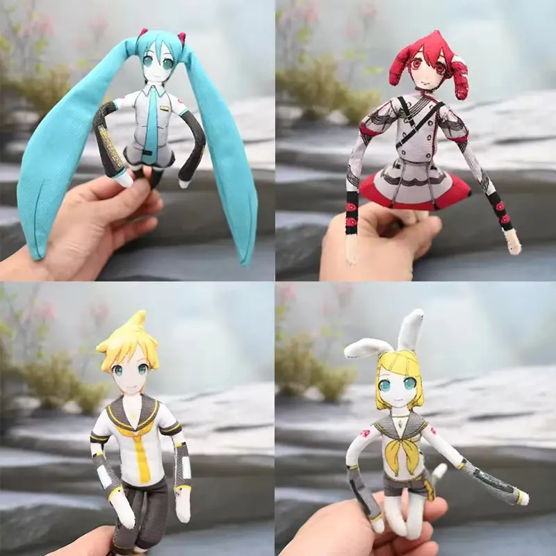 Anime Kasane Teto Mizuki Len Rin Cosplay Doll Stuffed Mascot Twistable ...