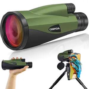Monocular Zoom Telescope FMC Red Film Large Diameter Full Optical HD Rainproof ED Purple Film Bee Watching Bird Watching Fishing Outdoor Hiking