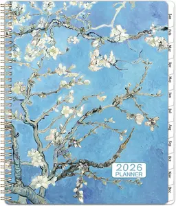 2026 Planner - Planner 2026, Weekly and Monthly Planner 2026, 2026 Calendar Planner, JAN 2026 - DEC 2026, 8.5" x 11", Ruled Daily Blocks, Major Holidays, Monthly Tabs, Inner Pocket, Perfect Organizer