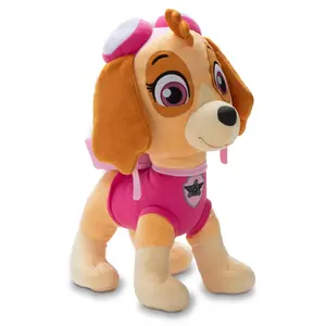 NoJo Paw Patrol Skye Plush Toddler Cuddle Pillow Pink and Tan