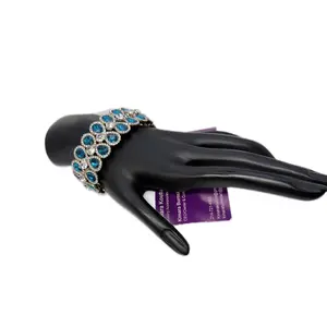 Sliver Teal Stretch Bracelet