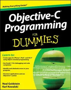 USED-Objective-C Programming for Dummies by Goldstein, Neal (Paperback)
