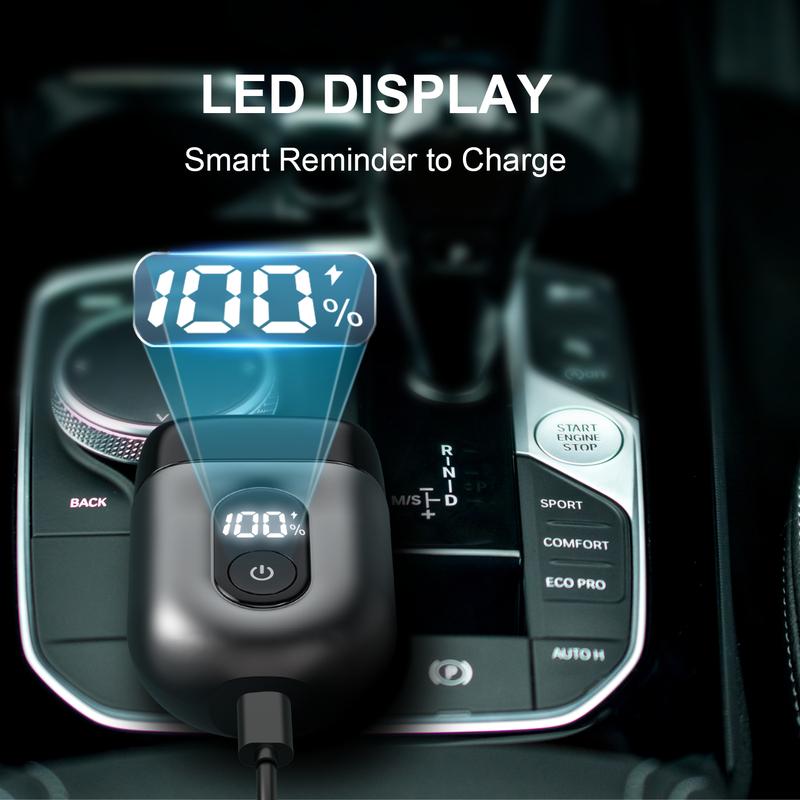 [TikTokShopStockUp]Upgraded Mini Electric Razor, Electric Shaver for Men,Women,Upgraded Foil Shaver with 3 Blade Heads IPX7 Waterproof Wet/Dry LED Display USB Type C Rechargeable FathersDayGift Flexible Floating