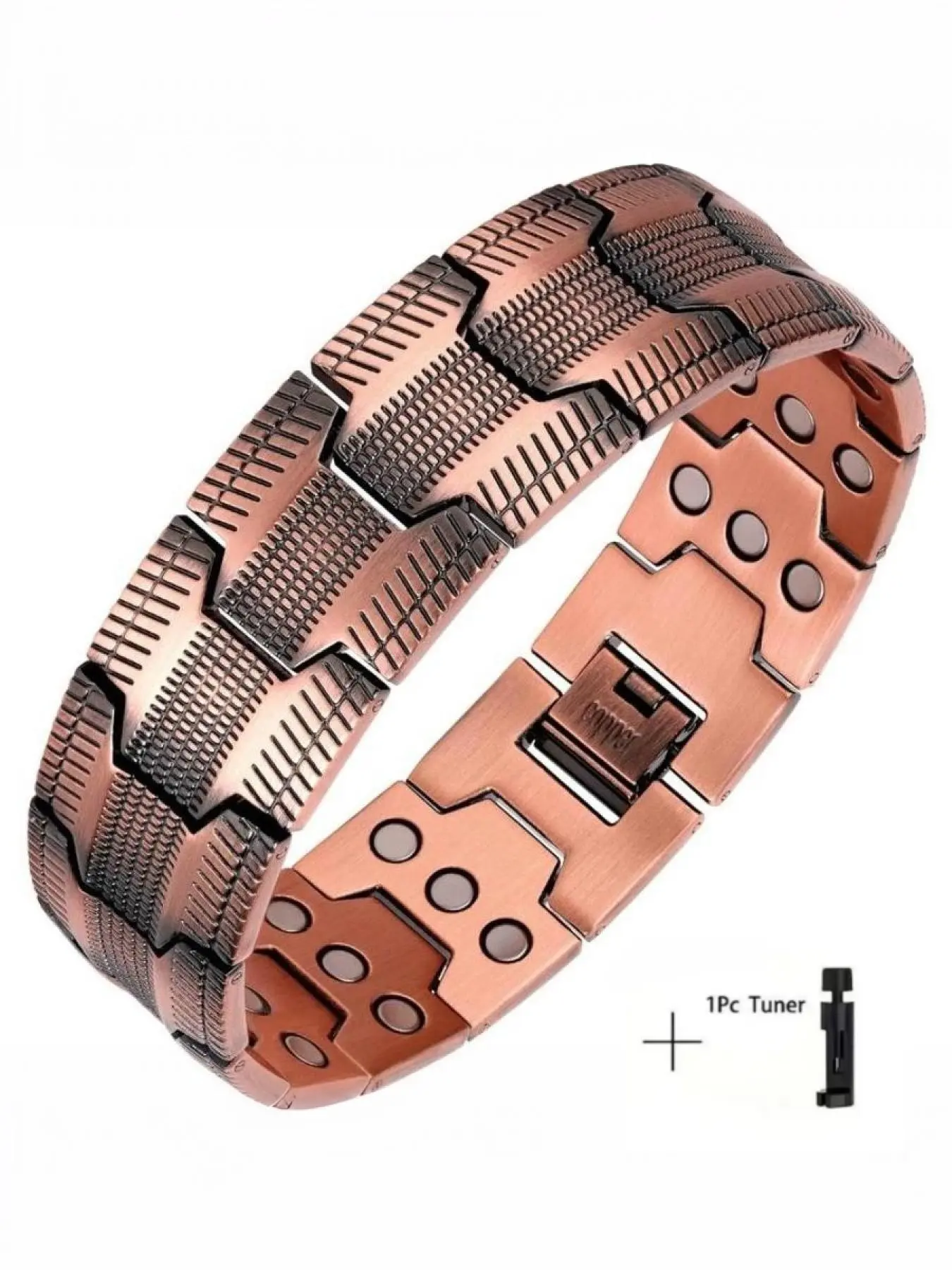 Men's copper bracelet, magnetic bracelet, Adjustable bracelets, adjustable with free adjuster, Father's Day gift, Black Friday, Christmas, Thanksgiving special offer, Adjustable Minimalist Bangle, Magnetic Bangle Jewelry