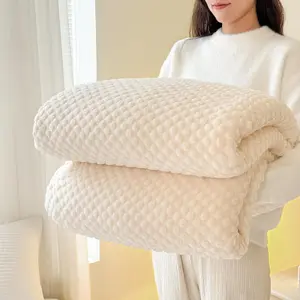 Bean Bag Blanket, Thick Soft Material, Soft Cozy Blanket, Comfortable for Office Naps, Home Rest, Sofa Cover, Outdoor Camping, Single/double Size Options