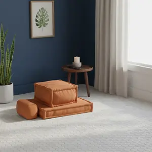Flat White 9.84"x11.81" Pebble Tile