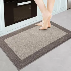 Abstract Geometric Doormat 24"x36" Machine Washable Non-Slip Kitchen Rug, Absorbent Household Mat for Kitchen, Entrance, Bathroom, Abstract Geometric Doormats