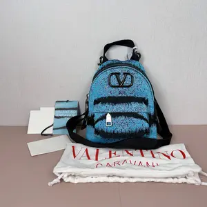 Pre-owned Valentino leather Backpacks Garavani Mini Backpack qiqia9706