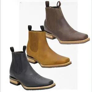 Botínes Crazy Caballero leather Ankle boots / Botines para hombre Mexican