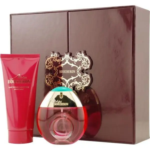 Miss Boucheron Set-Eau De Parfum Spray 1.6 Oz & Body Milk 3.3 Oz For Women Miss Boucheron Set-Eau De Parfum Spray 1.6 Oz & Body Milk 3.3 Oz For Women
