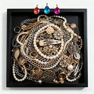 Jewelry Jar with 20-piece Sets - Perfect Accessories for Any Outfit - Easy Selection & Ideal for Gifting - Versatile and Convenient Jewelry Storage(1pcs)