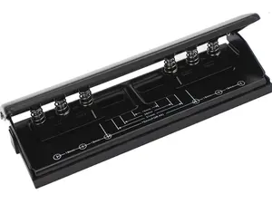 All Metal Adjustable 6-Hole Paper Puncher, A5 A6 A7 6 Ring Punch with Positioning Mark, 6 Sheet Capacities Puncher for Dairy Planner, Personal, Agenda, Binder Refill Pages