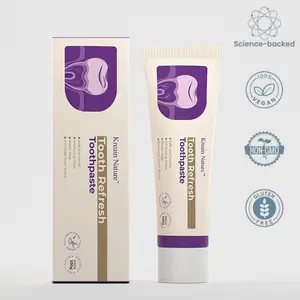 Kreain Nature 2 Tooth Refresh Toothpaste for Fresh Breath Prevent Tooth Loss with Natural Ingredients Gentle Care for Tooth Sensitivity Toothache Care for Dental Health