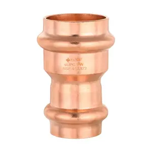 1" x 3/4" Press Copper Coupling NO Stop (Lead Free)