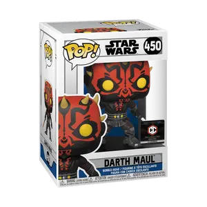 Funko Pop! Star Wars - Darth Maul w/Saber (Chalice Collectibles) #450 Exclusive Collectible Pop Vinyl Figure