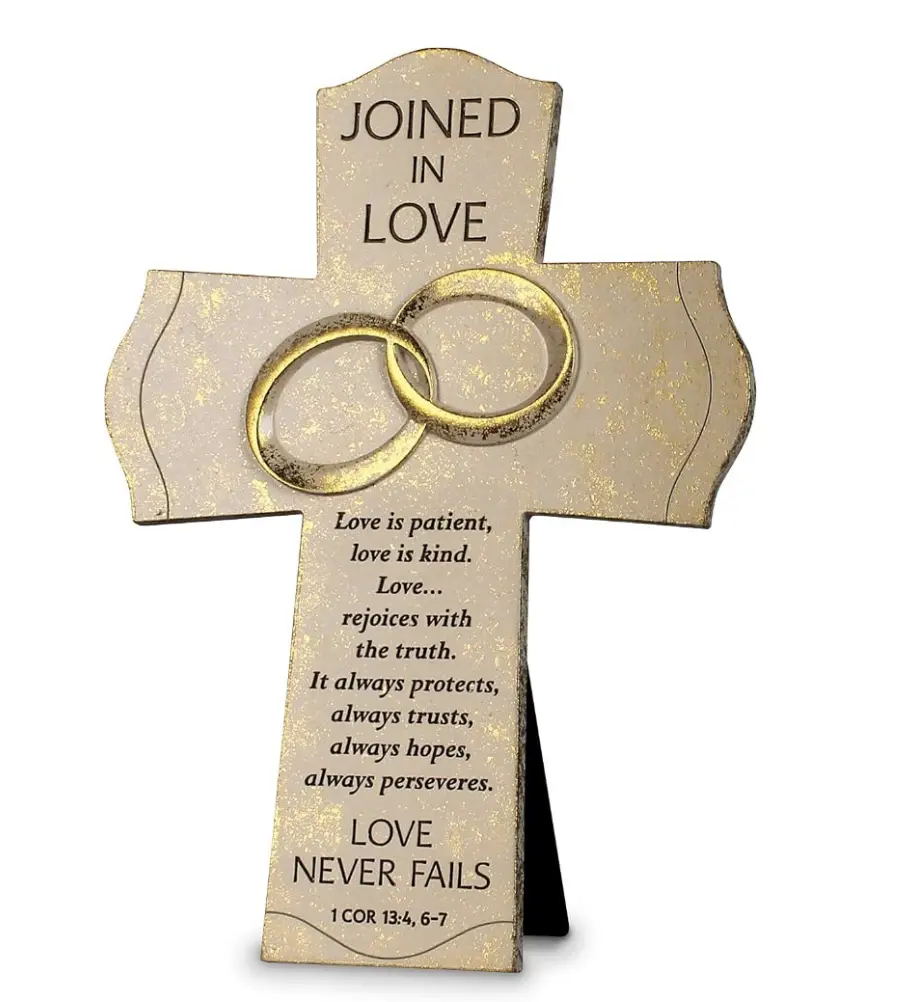 Wall Cross Joined In Love