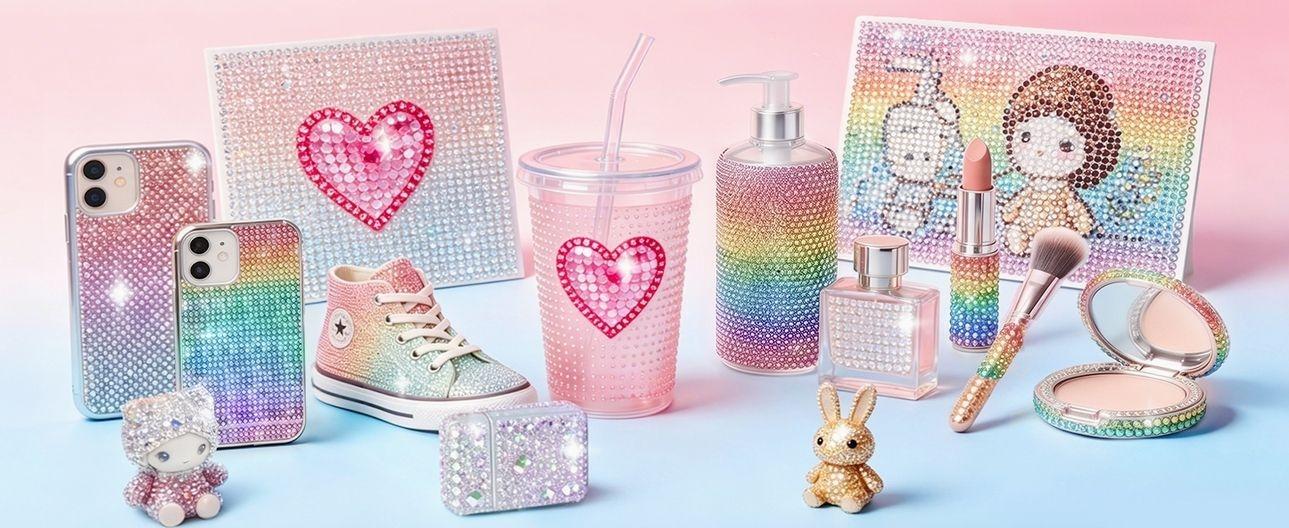 35000Pcs Jelly Rhinestones Bedazzling Kit, 30 Colors 3mm Flatback Rhinestones for Bedazzling with 4 Pcs B7000 Jewelry Glue & Tools，All-in-One Bedazzler Kit for Nail DIY Arts & Crafts Gifts