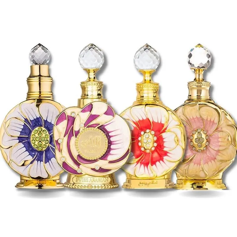 Swiss Arabian Amazing Collection (set of 4)– 15ml Concentrated Perfume Oils.Layali, Yulali, Amaali, and Layali Rouge