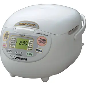 Zojirushi 10 Cup Uncooked Rice Cooker White Warmer NS-ZCC18 16 Settings