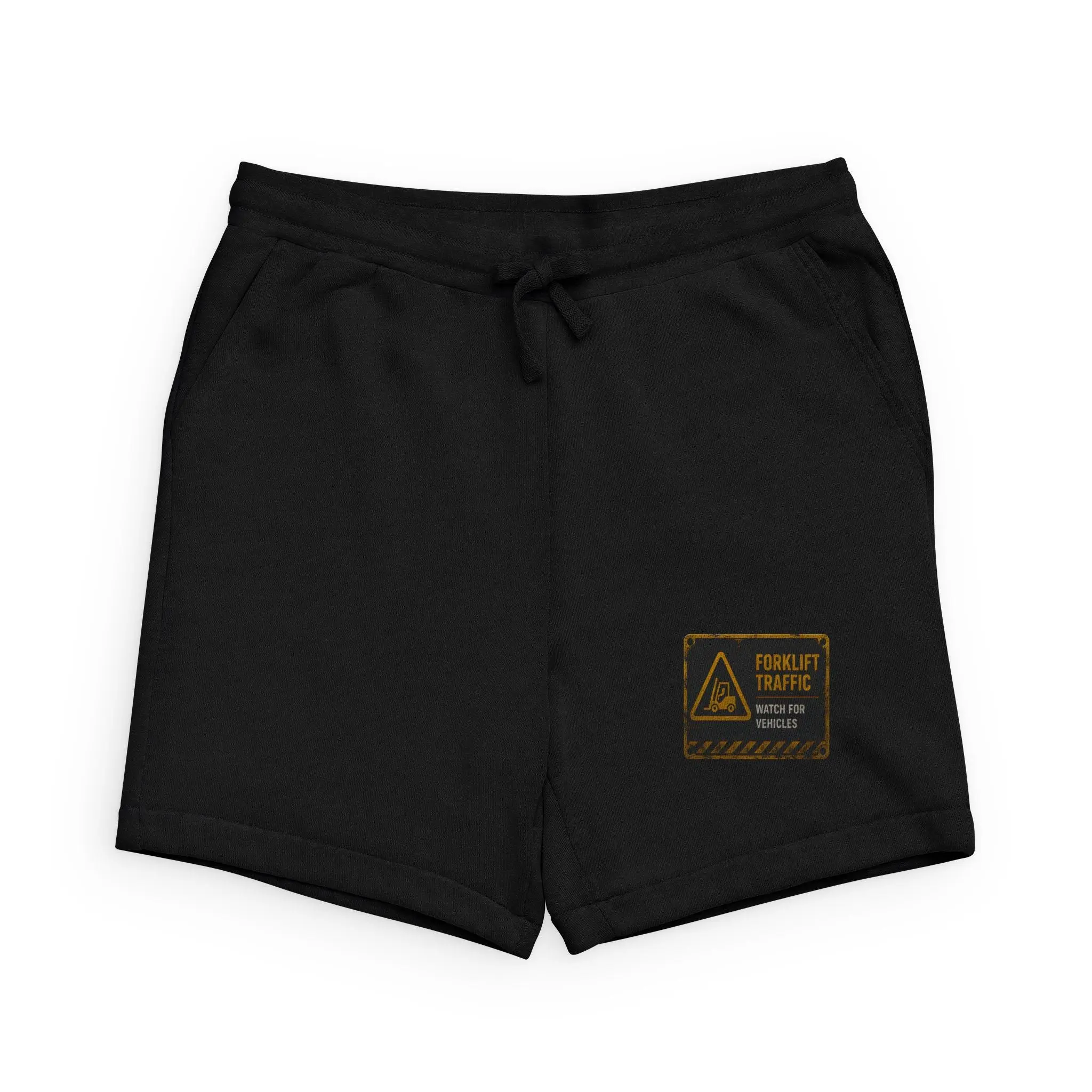 Graveyard Shift Runs Long — Sponge Fleece Sweatshort