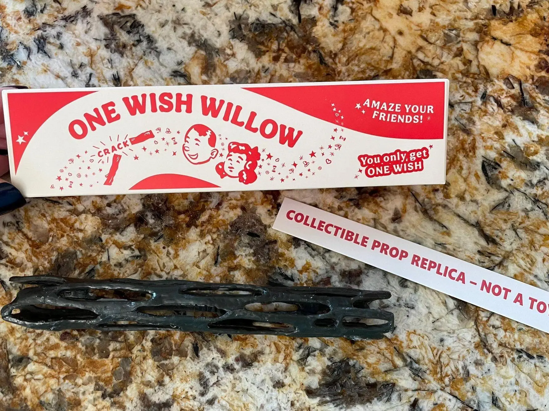 One Wish Willow Prop Replica with Display Box | Obsession Horror Collectible| Cursed Wishing Stick | Horror Fan Gift | Obsession Movie Gift