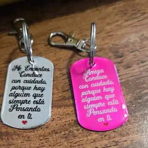 Custom Keychain with Personalized Name - Drive Safe Design