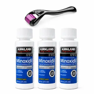 Kirkland Minoxidil 5% Hair Growth Solution - Universal for Men & Women | 3-Month Supply | Targets Pattern Baldness & Thinning at the Root....