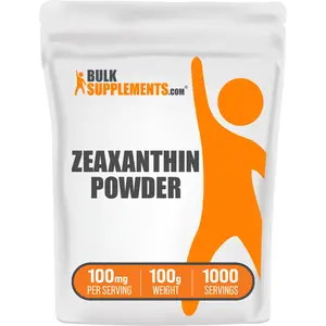 BulkSupplements - Zeaxanthin Powder - Immune System - Eye Health - Healthy Skin - 100g-1kg - 100mg per Serving