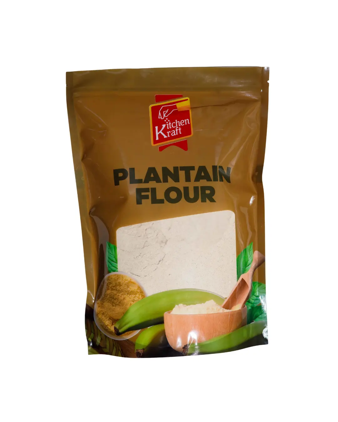 Natural Gluten-Free Plantain Baking Flour - 3 lbs High-Fiber Flour, Healthier Choice for Baking and Beverage Prep, Bake