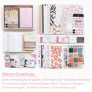Aesthetic Scrapbook Kit Set – Warm Greetings, Rotat Street & Autumn Photo Studio Journaling Supplies