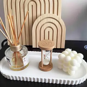 Silicone Bathroom Countertop Tray, Durable Kitchen Sink Side Storage Organizer, Space-Saving Home Organizer, Bathroom Accessories Organizer for Bathroom & Kitchen Use