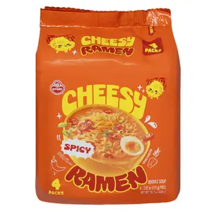 OTOKI Cheese Ramen – Spicy Flavor | Bold, Cheesy & Spicy Instant Noodles (4 Pack, 15.66oz)