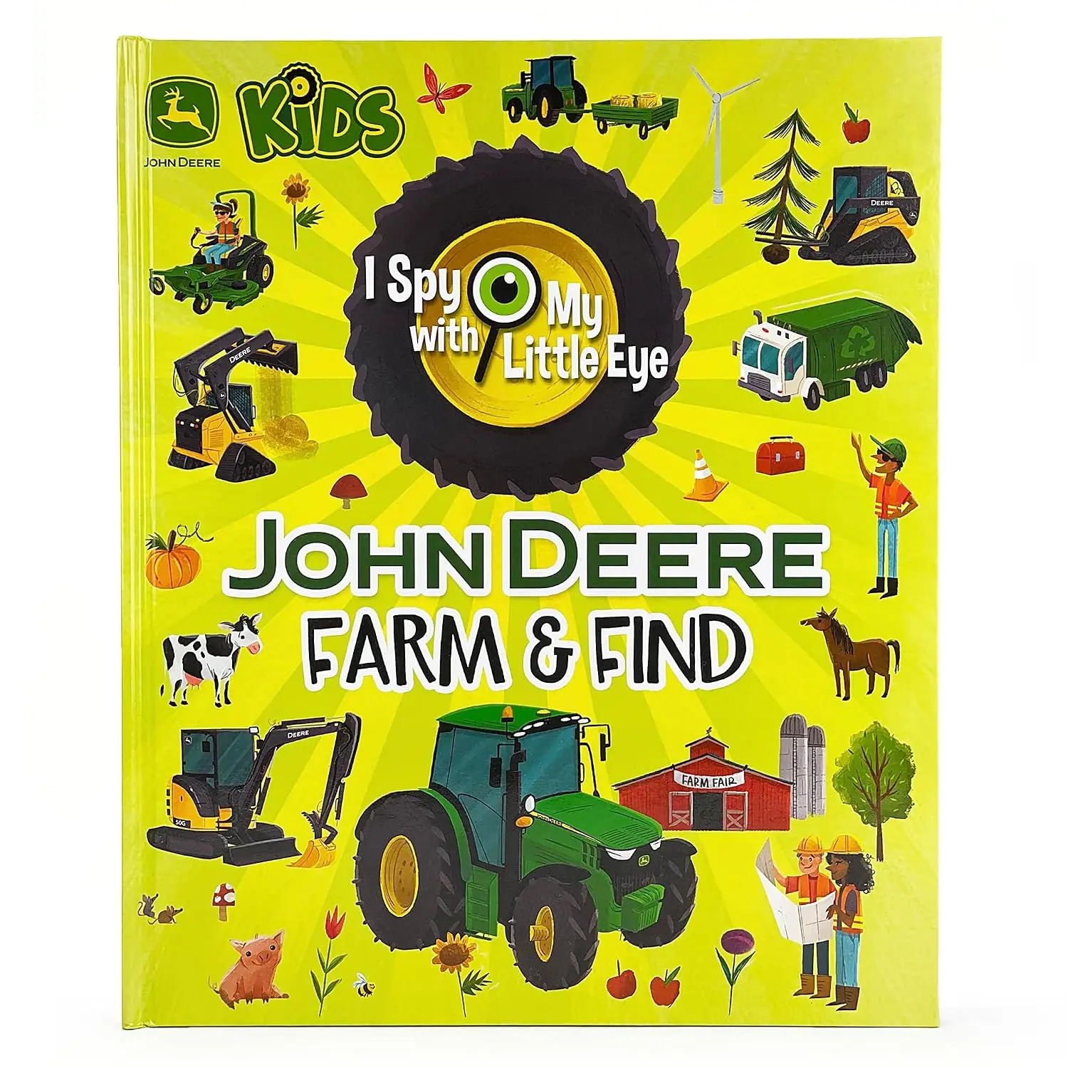 I Spy With My Little Eye John Deere Farm & Find - Kids Search, Find, and SeekActivity Book, Ages 3, 4, 5, 6+
