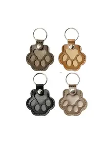 Pet Storage Keychain with Cute Paw Print Design, Stores Dog Cat Hair, Pet Owner Memorial Gift, Unique Creative Present