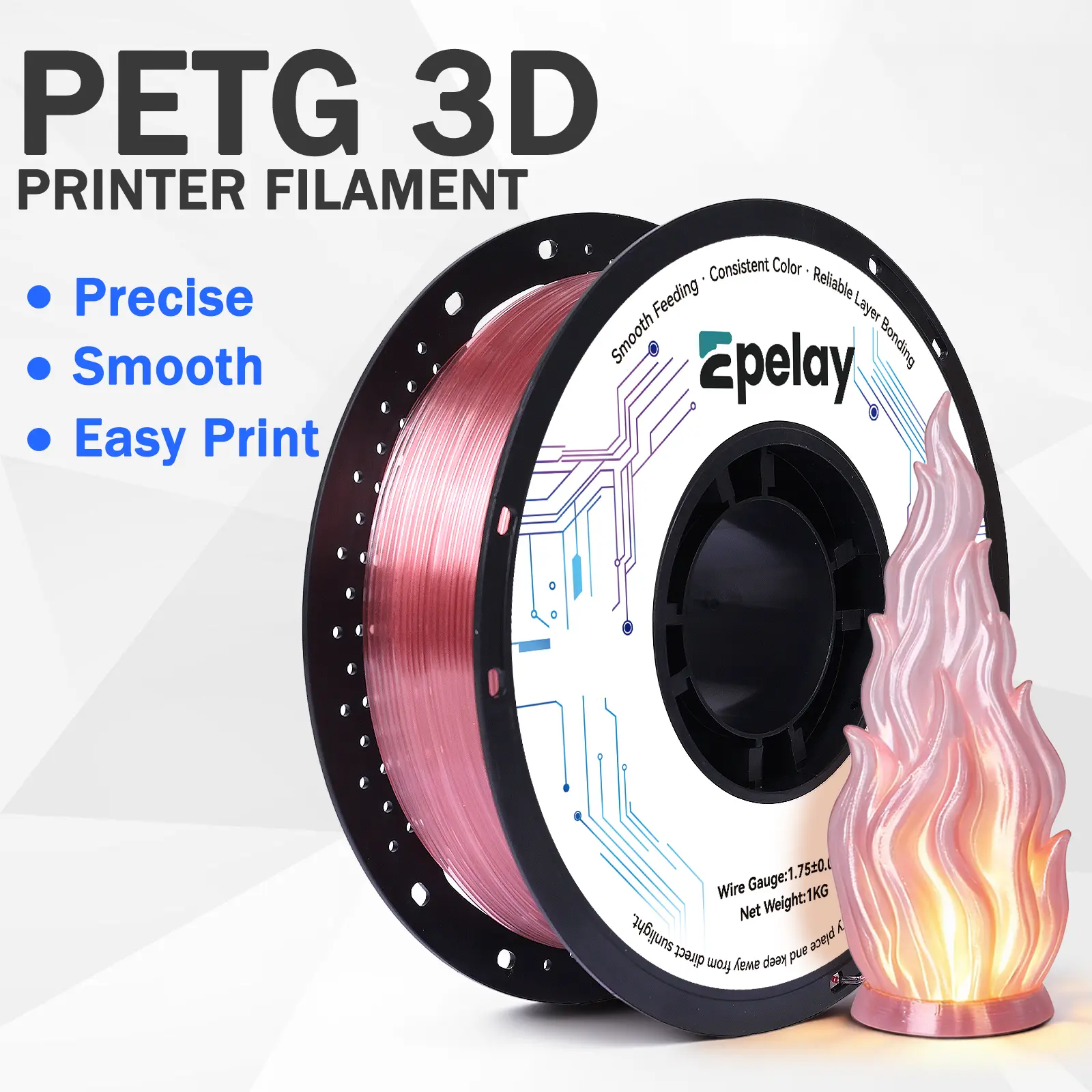 1 Kg Transparent Pink