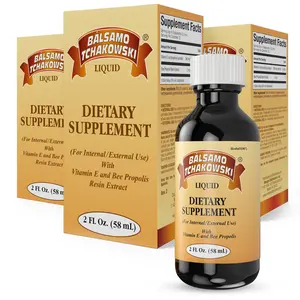 Balsamo Tchakowski Bee Propolis & Vitamin E Balm | Soothes Dry Areas, Supports Topical Immune Defense, Softens Chapped Skin, Nourishes Face, Promotes Oral Comfort | 2 Fl Oz | 3-Pack