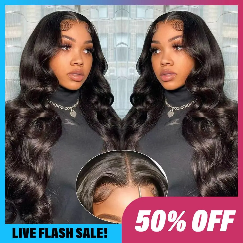 26" 5x5 body wave wig
