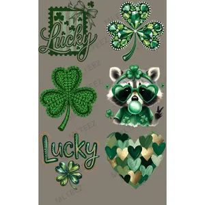LUCKY (7) PREMADE GANGSHEET - 22X36 DTF TRANSFERS - DIRECT TO FILM