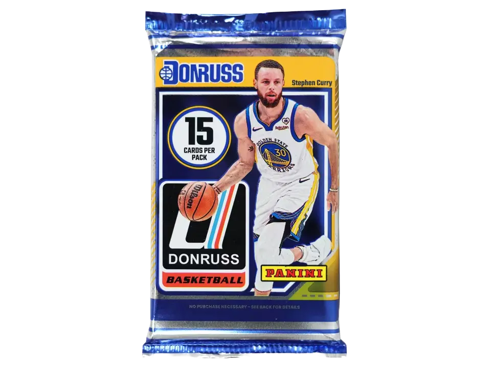 2024-25 Panini Donruss Basketball Mega Box, Sports Card Packs (15 Cards)