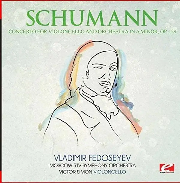 Schumann Classical Music Cello Concerto in A Minor, Op. 129 - Remastered Compact Disc (CD)