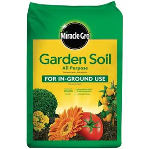 Garden Soil All Purpose 1 cu. ft. for In-Ground Use, Gardens and Raised Beds, Flowers, Vegetables, Trees, Shrubs