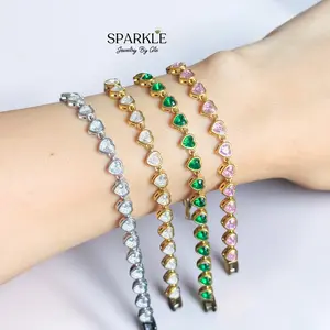 Heart Zirconia Bracelet