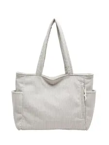 Women's Lightweight Foldable Tote Bag, Zip Pocket, Waterproof Durable, Large Capacity, Ideal for Daily Commute & Shopping, Commuting Bag