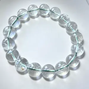 clear quartz bracelet 10 mm natural crystal bracelet crystal energy